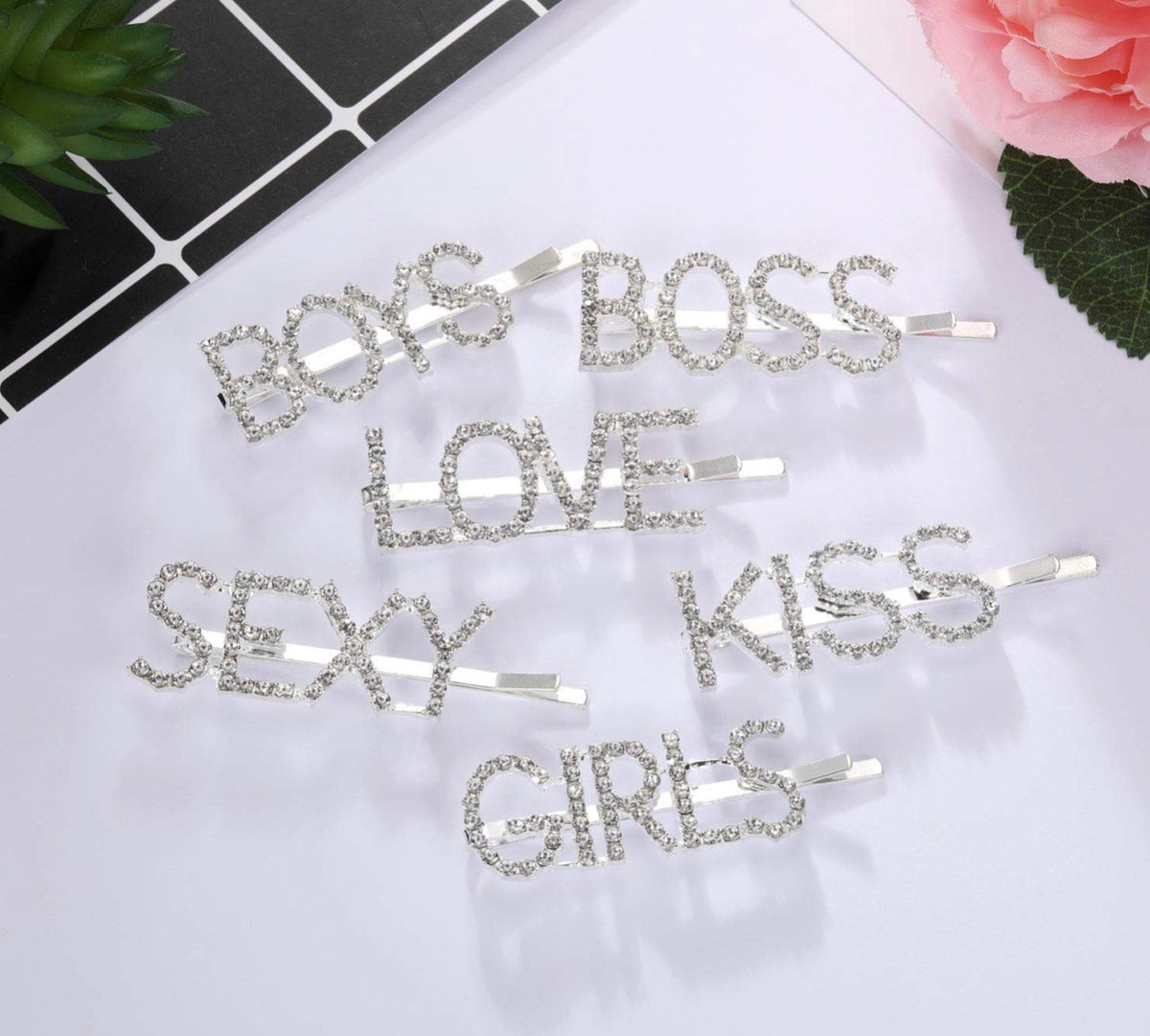 LOTSYOU★韓国★人気★lots you love you crystal hair pin lots you love you crystal hair pin | lotsyou - もごつ | もごつ