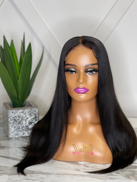 5x5 HD Lace Straight Wig 22"